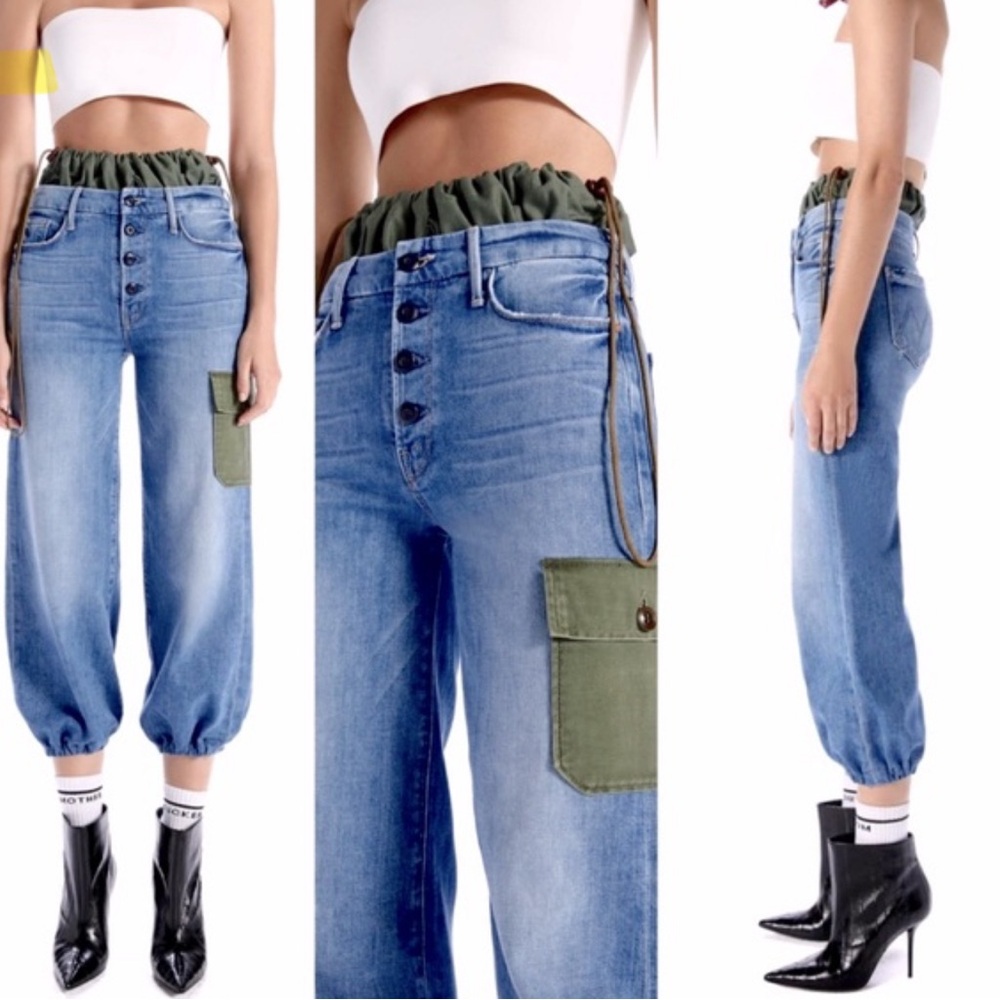MOTHER “The Ballon” Drawstring Women's Jeans NWOT
